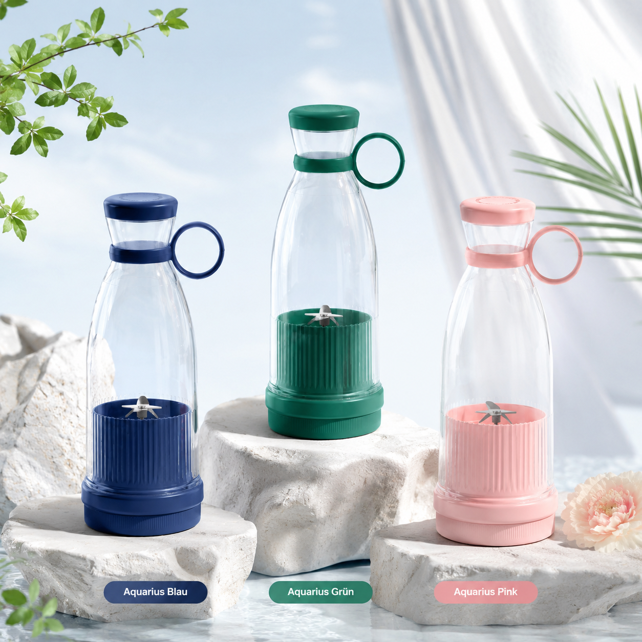 MotionForge™ FreshBlend Pro – Tragbarer USB Smoothie Mixer