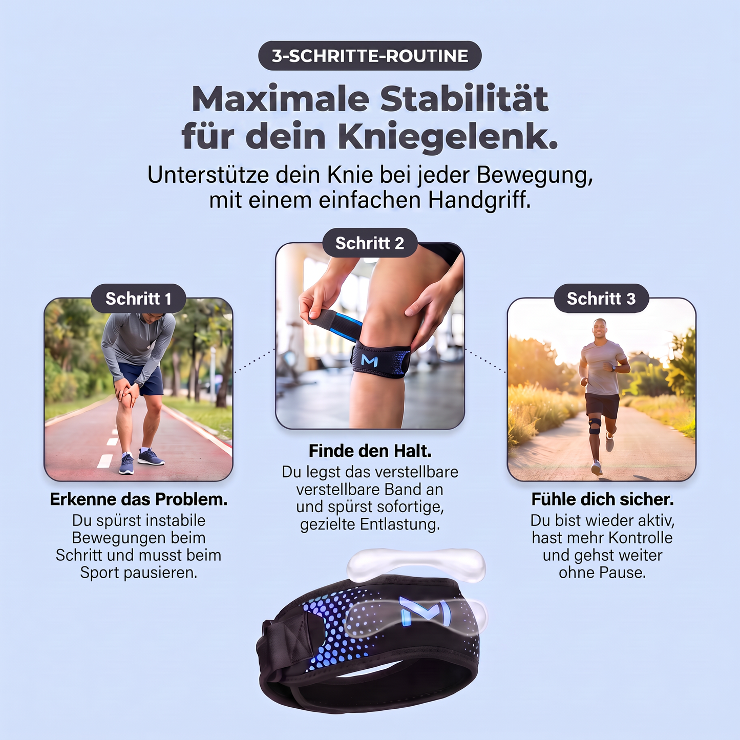 MotionForge™ Patellaband Kniebandage